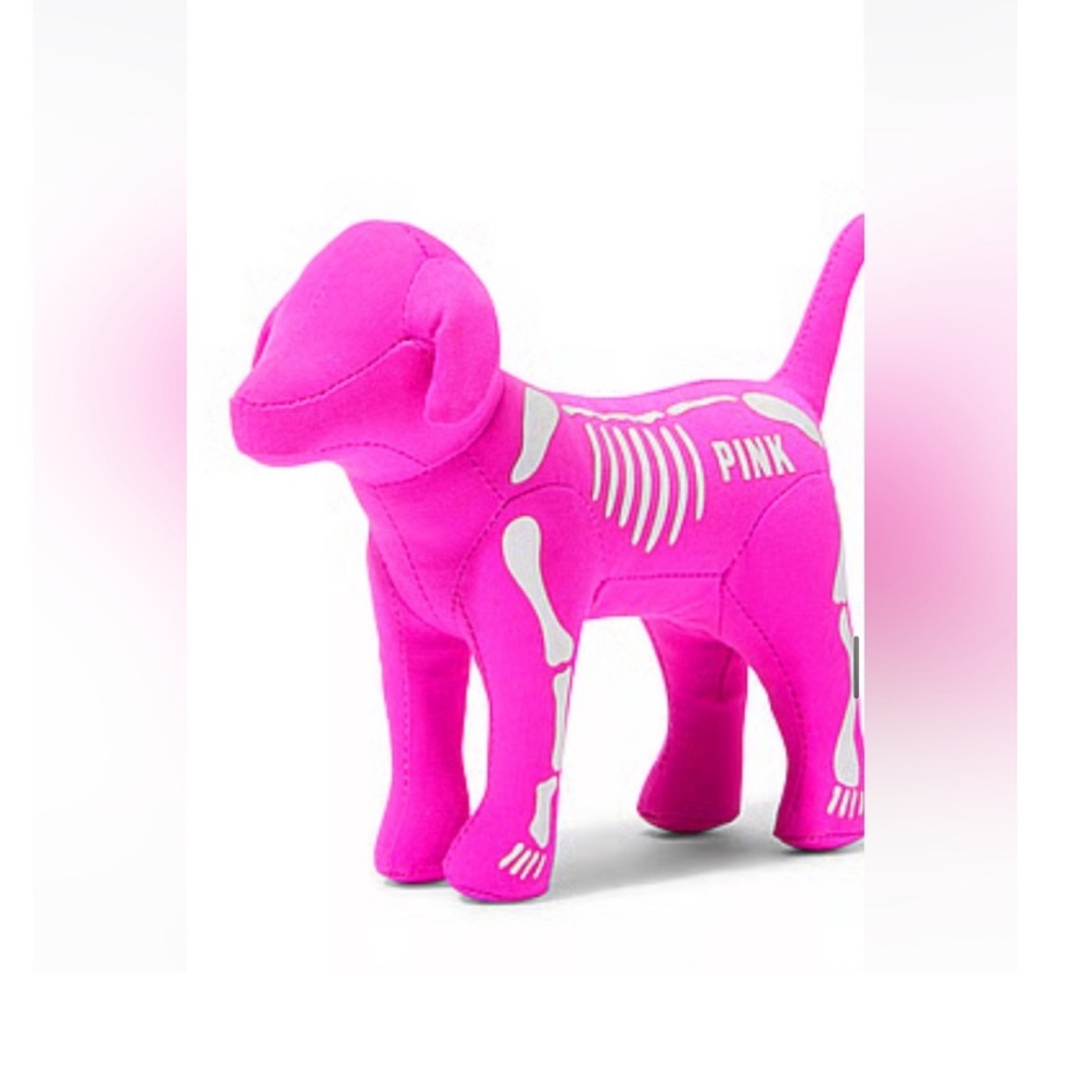 Bundle🎄Pink Victoria's Secret 🎄Holiday Stocking 🎄candle & pink mini 🐶 Dog - Picture 5 of 6